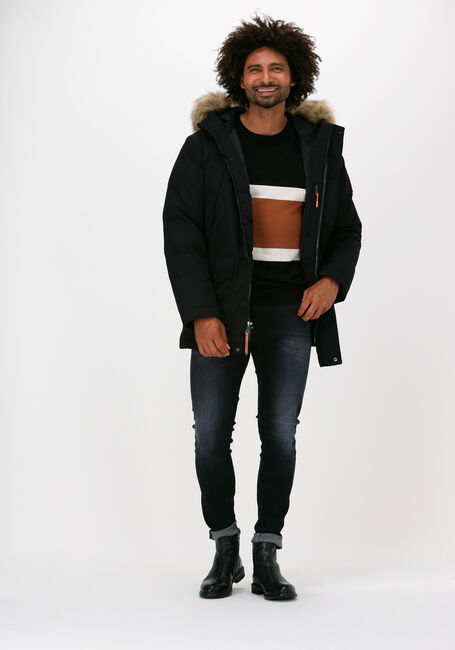 Schwarze TIMBERLAND Wattierte Jack SCAR RIDGE PARKA DRYVENT - large