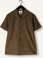 Khaki ANERKJENDT Hemden AKLEO SSS COT/LINEN SHIRT Khaki ANERKJENDT Hemden AKLEO SSS COT/LINEN SHIRT - medium