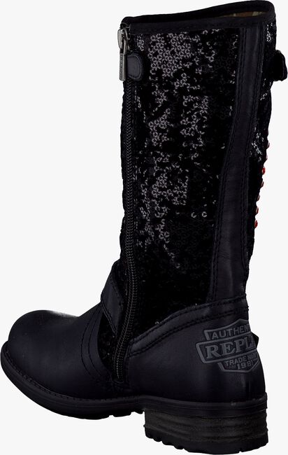Schwarze REPLAY Hohe Stiefel MARBLE - large