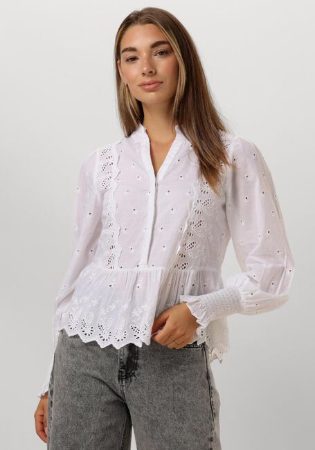 Weiße NEO NOIR Blusen MAVIANA EMB BLOUSE - large