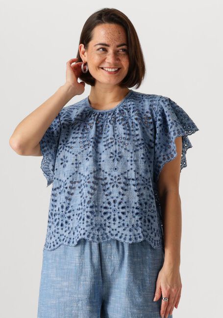 Blaue CIRCLE OF TRUST Top ALINNA BLOUSE - large