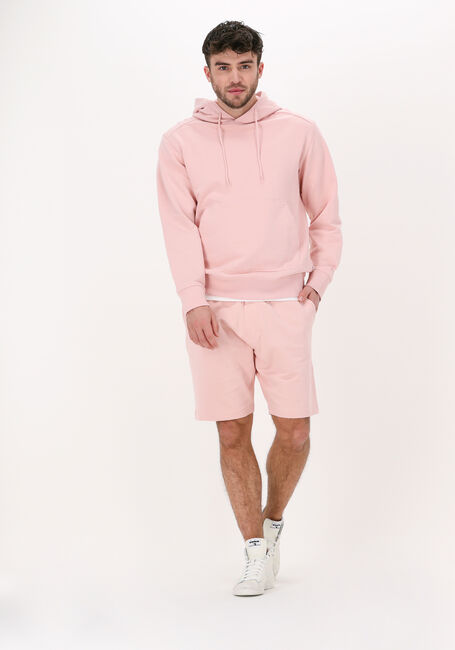 Hell-Pink SELECTED MEN Sweatshirt SLHJASON380 HOOD SWEAT S NOOS - large