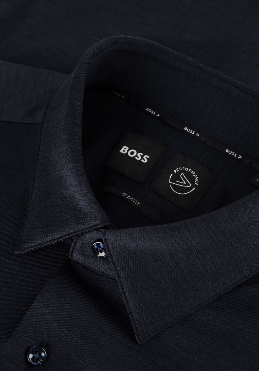 Blaue BOSS BLACK Klassisches Oberhemd P-HANK-S-KENT-C1-222 - large