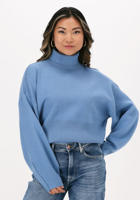 Blaue GESTUZ Pullover TALLIGZ SHORT PULLOVER - large