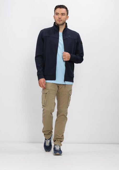 Blaue PME LEGEND Strickjacke INTERLOCK SWEAT - large