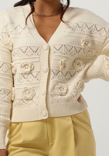 Beige Y.A.S. Strickjacke YASPINA LS KNIT CARDIGAN S. - large
