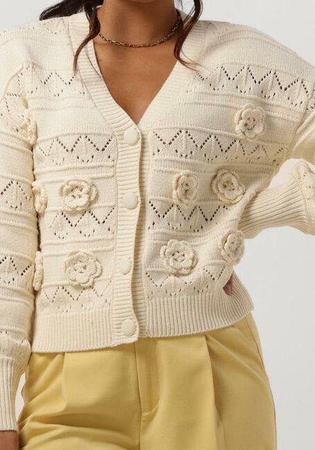 Beige Y.A.S. Strickjacke YASPINA LS KNIT CARDIGAN S. - large