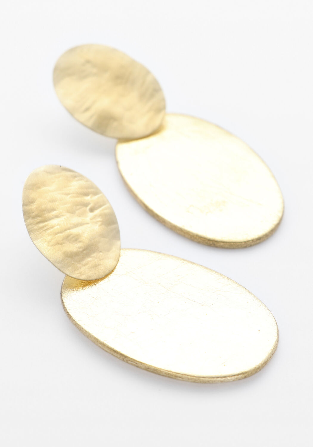 Goldfarbig LOTT. GIOIELLI Ohrringe CLOSED OVAL S - large