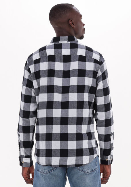 Schwarze SELECTED HOMME Casual-Oberhemd SLIMFLANNEL SHIRT LS W NAW - large