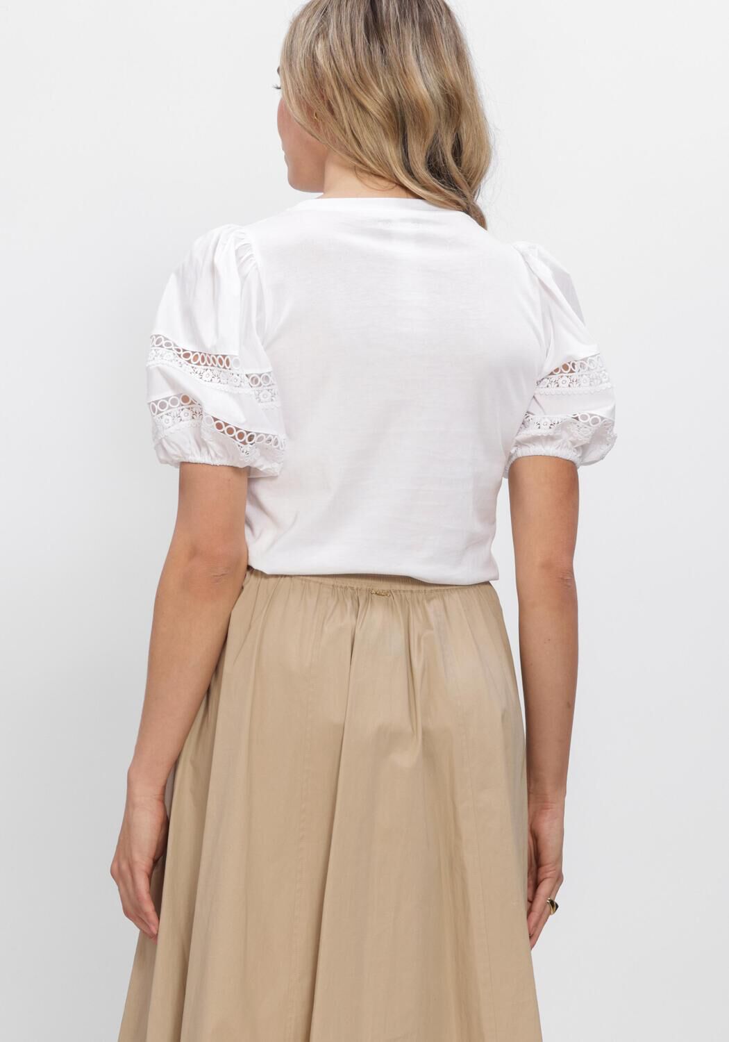 Wei&szlig;e TWINSET MILANO Top 261TT2260 - large