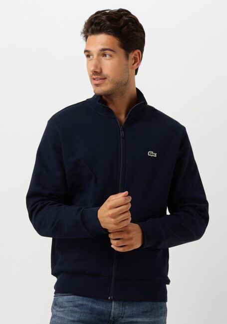 Dunkelblau LACOSTE Strickjacke 1HS1 MENS SWEAT ZIP - large