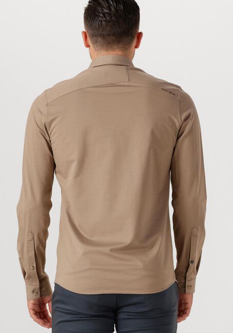 Beige CAST IRON Klassisches Oberhemd CF TECH TWILL JERSEY - large