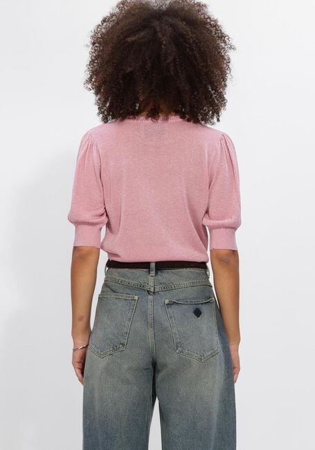 Rosane MINUS Pullover MSLIVA PUFF SLEEVE METALLIC KNIT PULLOVER - large