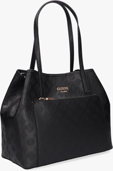 Schwarze GUESS Handtasche VIKKY ROO TOTE - large