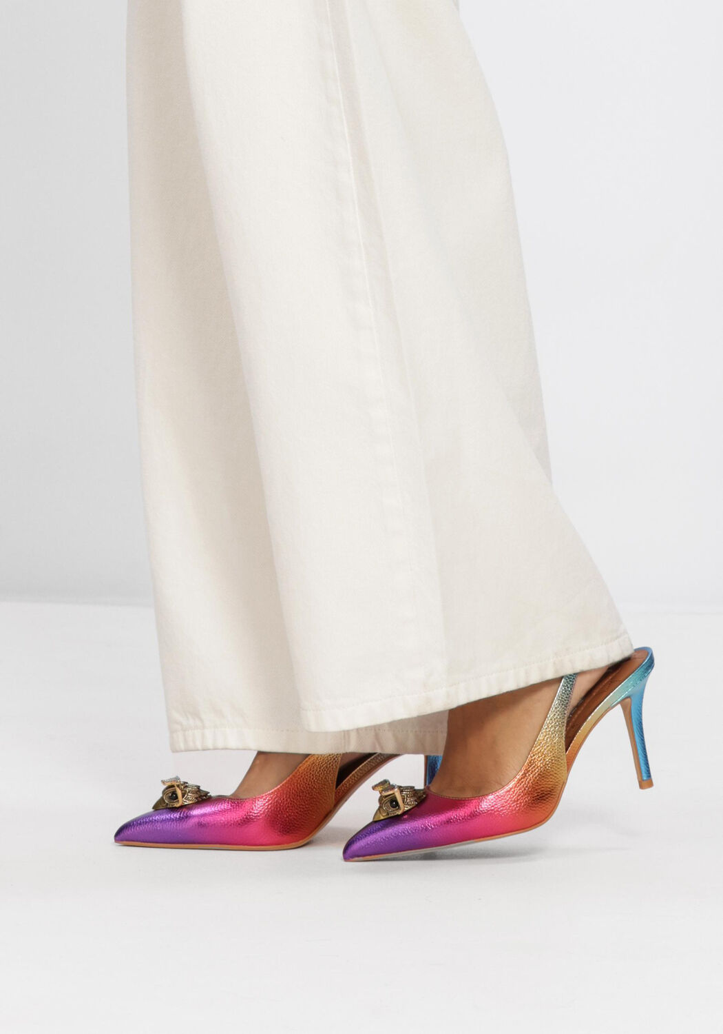 Mehrfarbige/Bunte KURT GEIGER LONDON Sandaletten mit Absatz BELGRAVIA SLING 85 - large