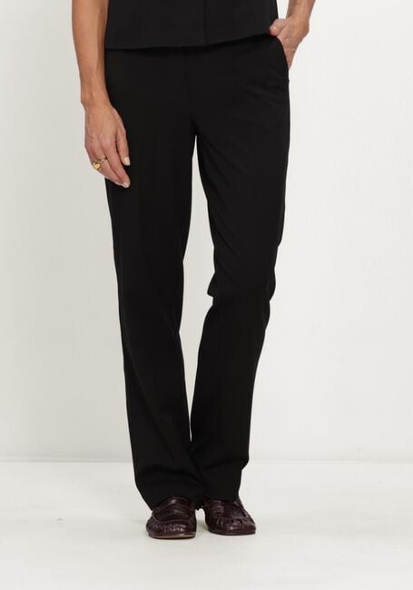 Schwarze OBJECT Hose OBJLISA MW STRAIGHT PANT NOOS - large