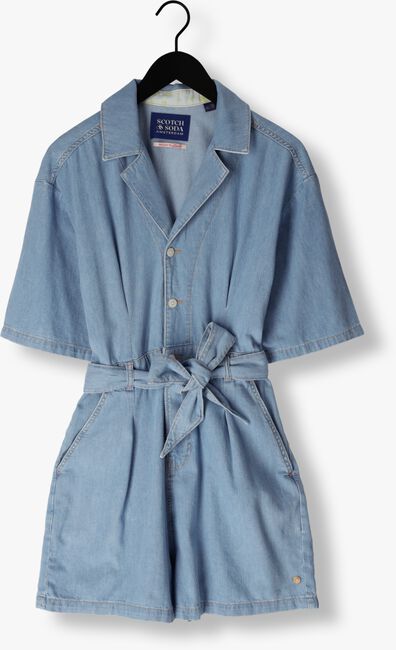 Blaue SCOTCH & SODA  WORKED OUT DENIM JUMPSUIT - FREE THINKER - large