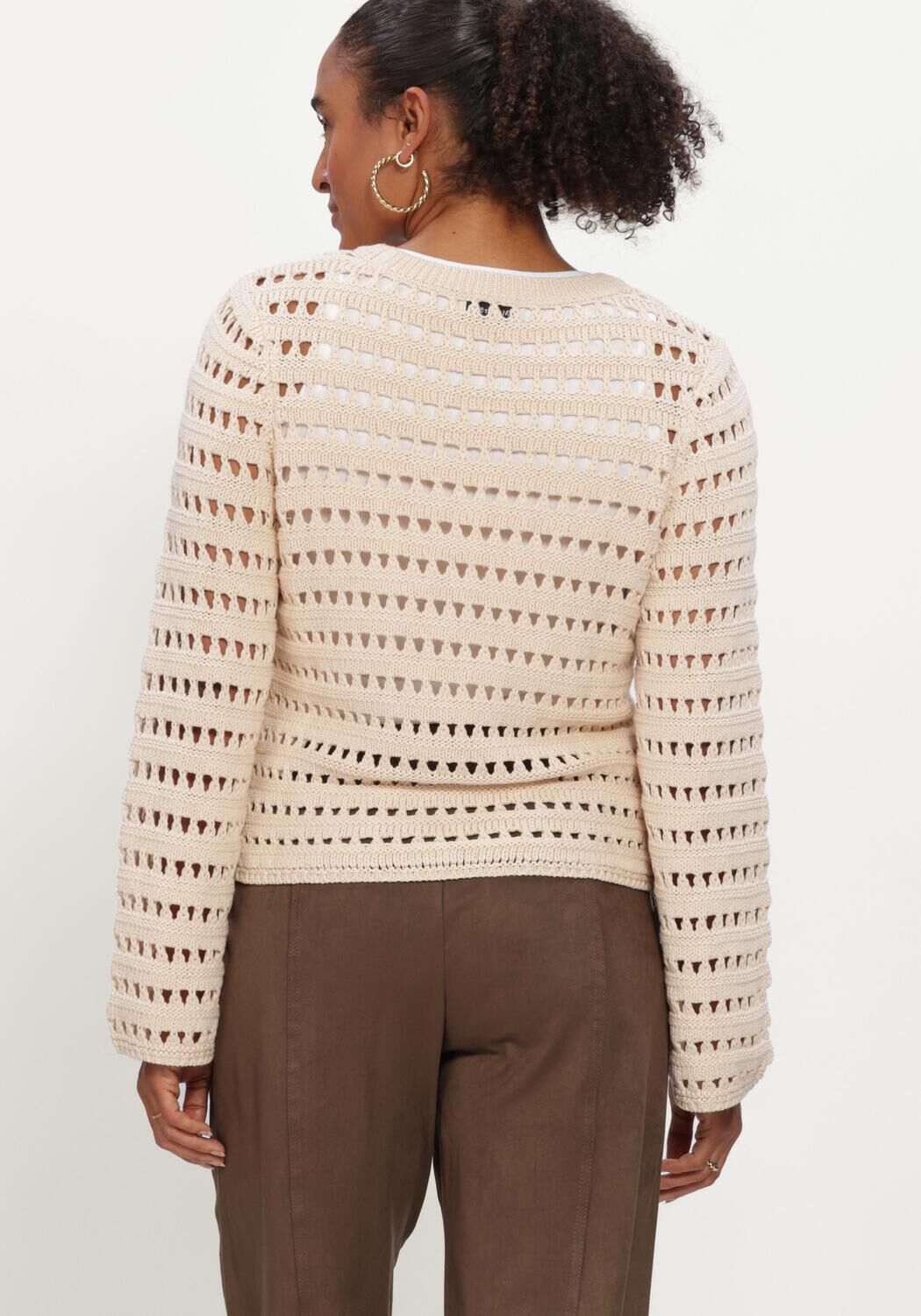 Sand MODSTR&Ouml;M Pullover KOLBYMD O-NECK - large