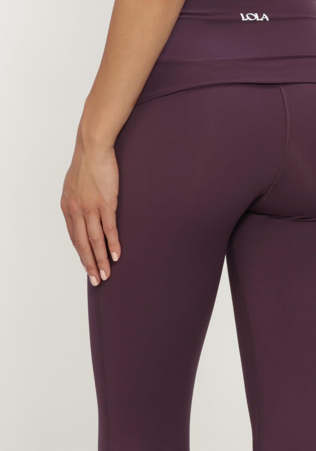 Bordeaux THE LOLA CLUB Legging BRUNA FLARED LEGGING - large