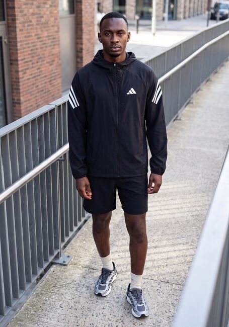 Schwarze ADIDAS Sportwesten ADI365 3S JKT M - large