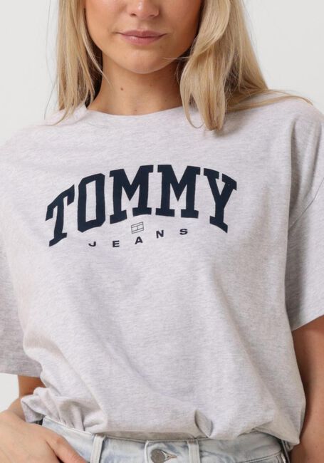 Hellgrau TOMMY JEANS T-shirt TJW OVS VARSITY 1 TEE EXT - large