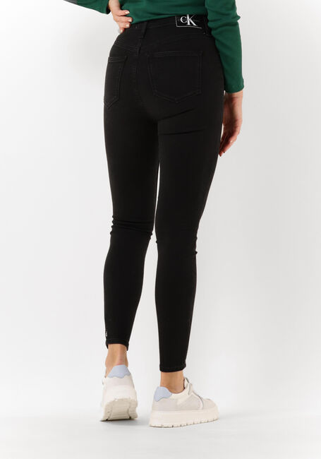Schwarze CALVIN KLEIN Skinny jeans HIGH RISE SUPER SKINNY ANKLE - large