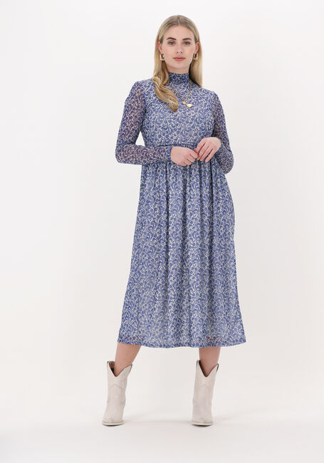 Lila NA-KD Midikleid RECYCLED LS MESH DRESS - large