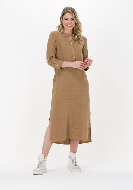 Camelfarbene KNIT-TED Midikleid REGI - large