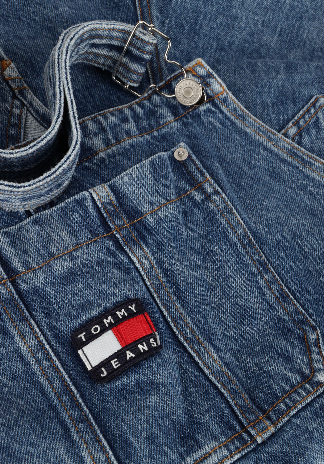 Blaue TOMMY JEANS Jumpsuit DAISY DUNGAREE - large