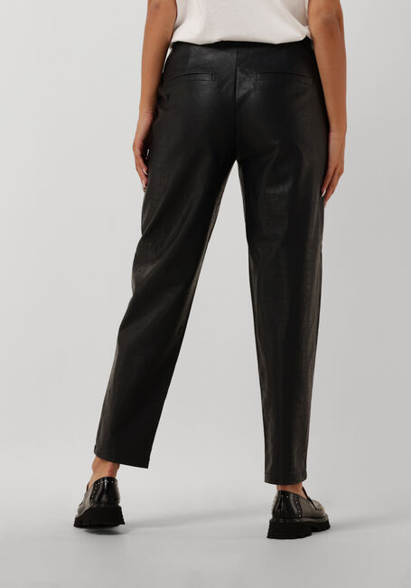 Schwarze ALIX THE LABEL Hose LADIES WOVEN FAUX CROCO MOM PANTS - large