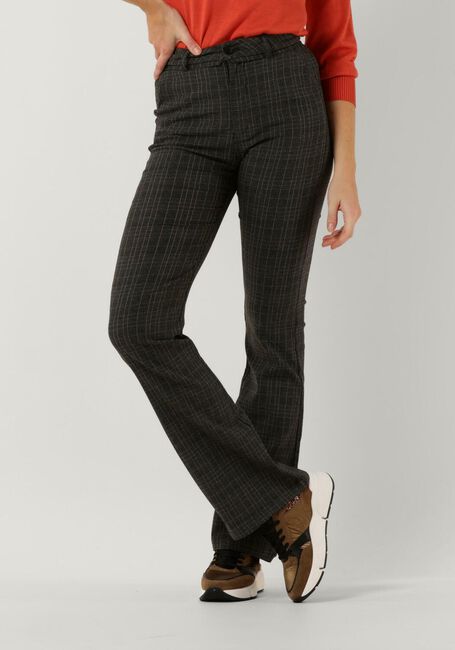 Graue MINUS Schlaghose CARMA CHECK FLARED PANTS - large