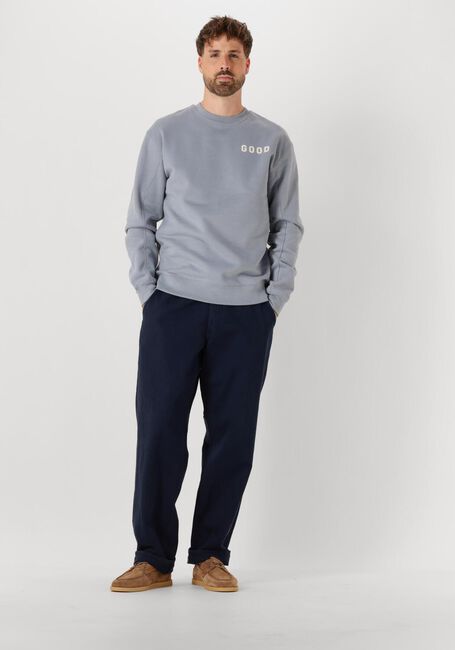Blaue THE GOODPEOPLE Sweatshirt LTEDDY - large