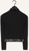 Schwarze CALVIN KLEIN Pullover LOGO TAPE SWEATER Schwarze CALVIN KLEIN Pullover LOGO TAPE SWEATER - medium
