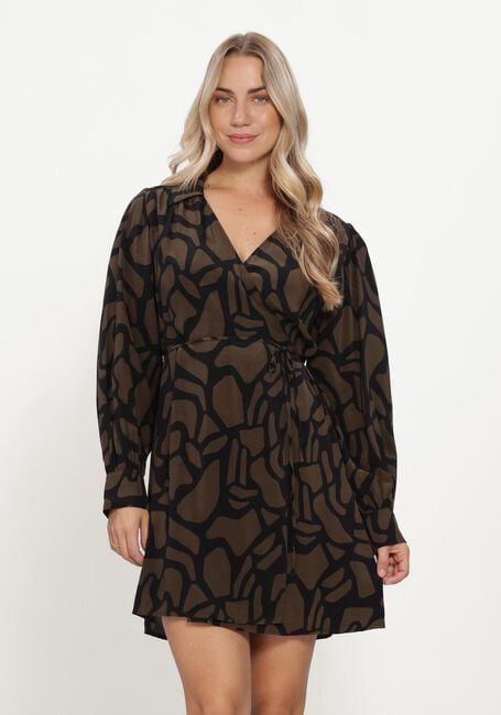 Braune GRACE & MILA Minikleid SHORT DRESS - large