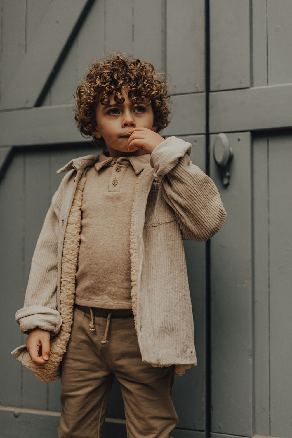 Beige BAJE STUDIO Strickjacke LAVAL - large