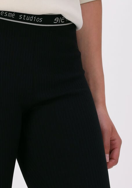 Schwarze ESM&Eacute; STUDIOS Legging APRIL RIB LEGGINGS - large