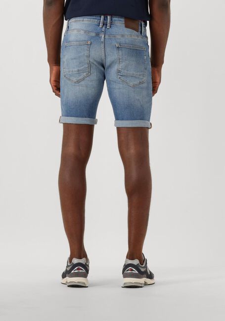 Blaue PURE PATH Kurze Hosen THE STEVE SKINNY FIT DENIM SHORTS - large
