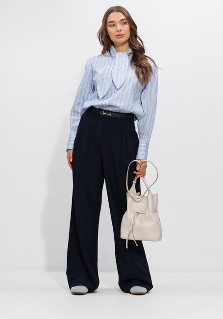 Blaue DANTE6 Blusen ANUBI STRIPE SHIRT - large