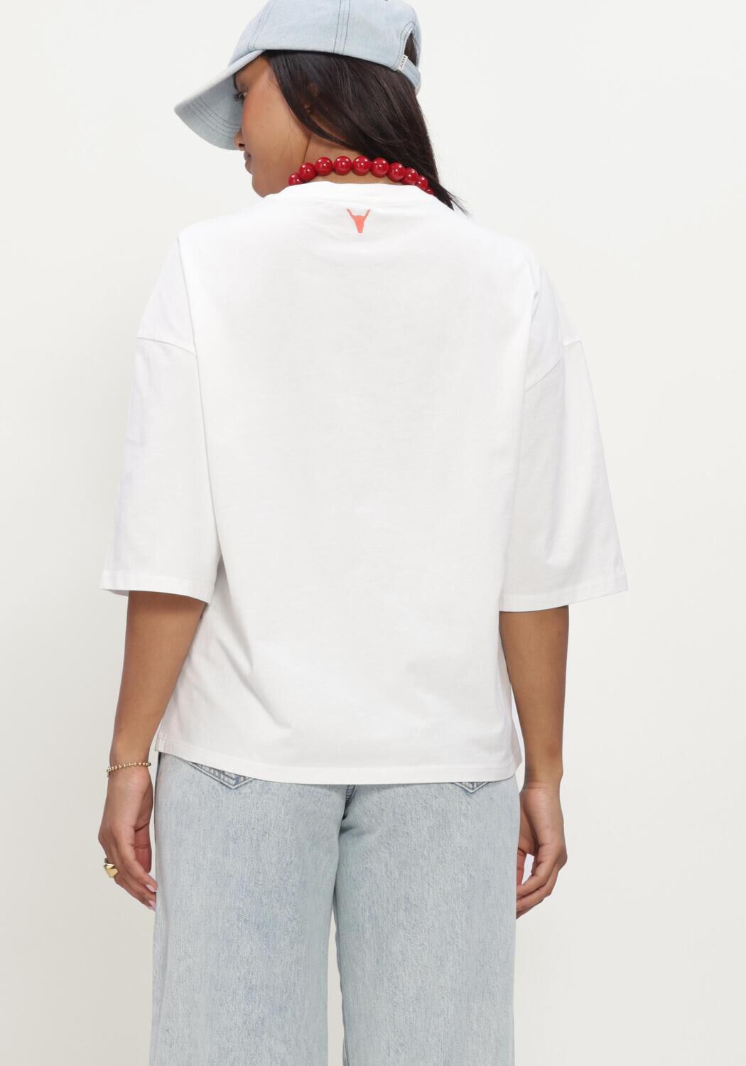 Wei&szlig;e ALIX THE LABEL Tops & T-shirts LADIES KNITTED 14 THE LABEL T-SHIRT - large