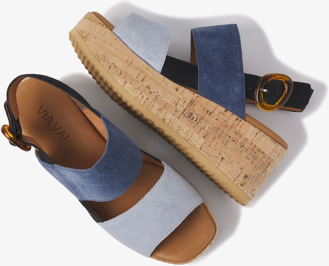 Blaue VIA VAI Sandalen SISSEL RAVEN - large
