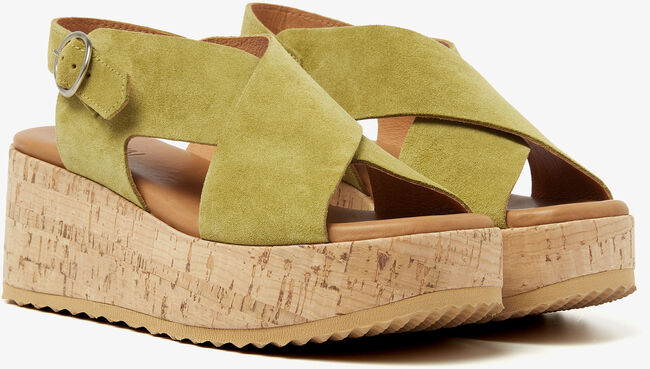Grüne VIA VAI Flache Sandalen SISSEL RAISE - large