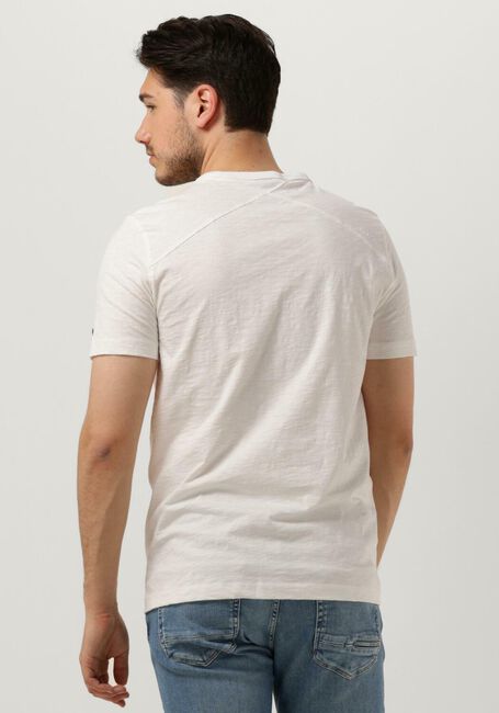 Weiße CAST IRON T-shirt SHORT SLEEVE R-NECK ORGANIC COTTON SLUB ESSENTIAL - large
