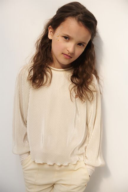 Goldfarbene NONO Blusen TISJA PLISSEE BLOUSE - large