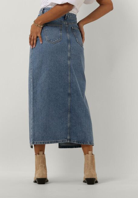 Blaue NOTRE-V Midirock DENIM MAXI SKIRT - large