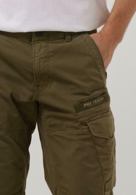 Dunkelgrün PME LEGEND Kurze Hose NORDROP CARGO SHORTS STRETCH TWILL - large