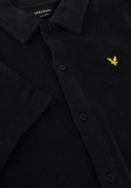 Schwarze LYLE & SCOTT Polo-Shirt SS TOWELLING SHIRT - large