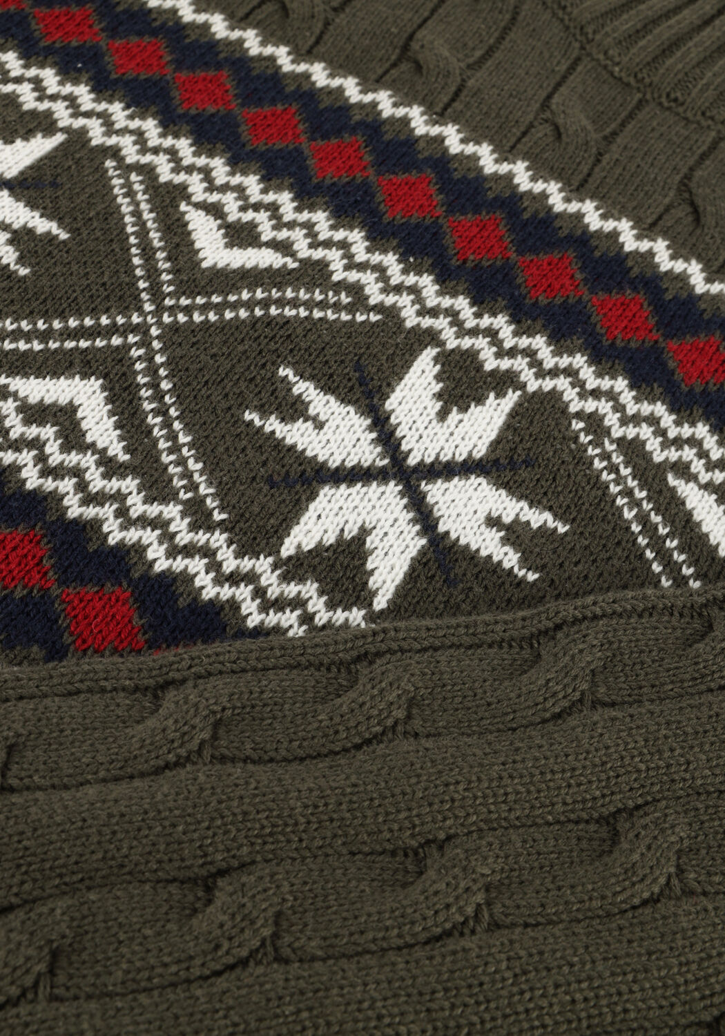 Dunkelgr&uuml;n SELECTED MEN Rollkragenpullover SLHFLAKE LS KNIT CABLE HIGH NE - large