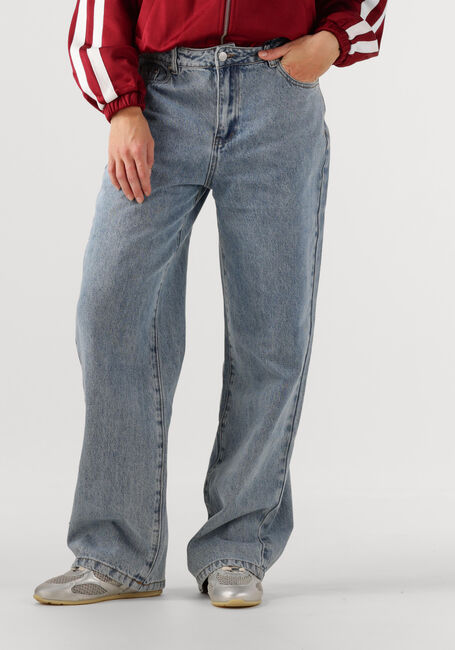 Hellblau ALIX THE LABEL Wide jeans LADIES WOVEN DENIM PANTS - large