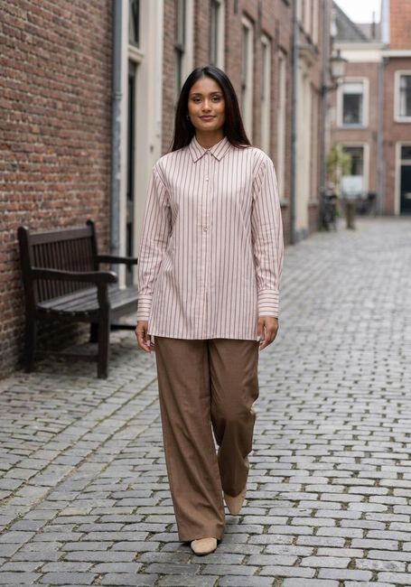 Hell-Pink BRUUNS BAZAAR Blusen ARENGABBYINA SHIRT - large
