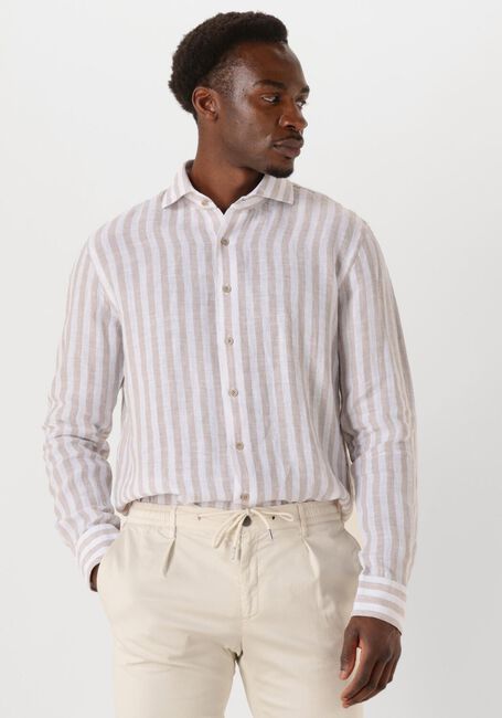 Weiße PROFUOMO Klassisches Oberhemd SHIRT X-CUTAWAY LINEN - large